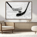 Winter Ice Hockey Sport Canvas Wall Art Print - Hockey Wall by MyGreatCanvas | Canvas Wall Art Prints | Photo Prints & Wall Decor