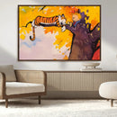 Calvin and Hobbes Tree Scene Canvas Print | 3 Panel Large by MyGreatCanvas | Canvas Wall Art Prints | Photo Prints & Wall Decor