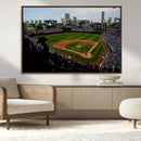 Chicago Cubs Baseball Team Print - Wrigley Field Stadium