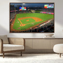 Angel Stadium Aerial Canvas Print – Los Angeles Angels
