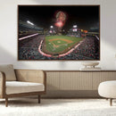 Fireworks at Angel Stadium – Los Angeles Angels Canvas