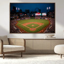 St. Louis Cardinals Baseball Team Print - Busch Stadium Wall by MyGreatCanvas | Canvas Wall Art Prints | Photo Prints & Wall Decor