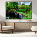 Augusta National Golf Club Wall Art - Panoramic Bridge & by MyGreatCanvas | Canvas Wall Art Prints | Photo Prints & Wall Decor