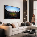 PNC Park Evening Game Triple Canvas Wall Art - Pittsburgh