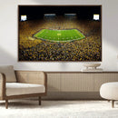 Stadium in Michigan Wall Art Canvas Print, Framed American