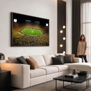 Stadium in Michigan Wall Art Canvas Print, Framed American