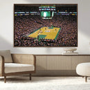 TD Garden Basketball Canvas Wall Art - Boston Celtics Live by MyGreatCanvas | Canvas Wall Art Prints | Photo Prints & Wall Decor