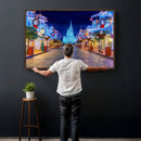 Disney Wall Art | Castle Large Wall Art Disney Magic Kingdom