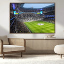 Tottenham Hotspur Stadium Canvas Print, Match Day Triple
