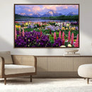 Wildflower Canvas Print – Blooming Floral Meadows with