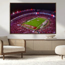 Bryant-Denny Stadium Night Game Triple Canvas Wall Art - by MyGreatCanvas | Canvas Wall Art Prints | Photo Prints & Wall Decor