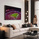 Bryant-Denny Stadium Night Game Triple Canvas Wall Art -