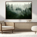 Misty Forest Wall Art – Tranquil Green Woodland Canvas by MyGreatCanvas | Canvas Wall Art Prints | Photo Prints & Wall Decor