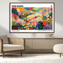 Framed Yayoi Kusama 1986 Wall Art Print – Japanese Wall Art