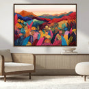 YAYOI KUSAMA Abstract Print - Landscape Canvas Wall Art