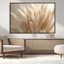 Pampas Grass Canvas Wall Art - Elegant Neutral Decor for