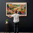 Yayoi Kusama Japanese Art Canvas Print, Abstract Art, Large