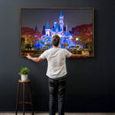 Disney Castle Wall Art Canvas Print – Magical Fairytale