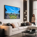 Wrigley Field Chicago Cubs Panoramic Art Multi-Piece Canvas