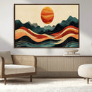 Mountain Triptych Wall Art Canvas Print – Western Nature
