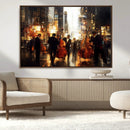 Abstract Jazz Art Wall Art Canvas Print – Colorful Musical