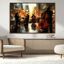 Jazz Wall Art Canvas Print – Colorful Musical Instrument