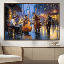 Colorful Jazz Wall Art - African American Music Canvas Print