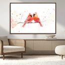 Cardinal Bird Canvas Wall Art - Male and Female Cardinal by MyGreatCanvas | Canvas Wall Art Prints | Photo Prints & Wall Decor
