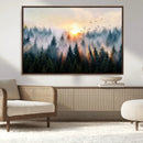 Abstract Forest Wall Art - Serene Nature Canvas Print with by MyGreatCanvas | Canvas Wall Art Prints | Photo Prints & Wall Decor