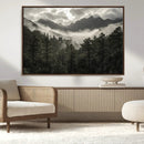 Moody Forest Wall Art – Framed Mountain Fog Canvas Artwork, by MyGreatCanvas | Canvas Wall Art Prints | Photo Prints & Wall Decor