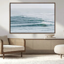 Ocean Waves Wall Art Canvas Print – Framed Surfer Lineup by MyGreatCanvas | Canvas Wall Art Prints | Photo Prints & Wall Decor