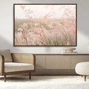 Pastel Grasses Wall Art Canvas Print – Framed Soft Meadow