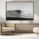 Black Wave Wall Art Canvas Print – Framed Abstract Surf by MyGreatCanvas | Canvas Wall Art Prints | Photo Prints & Wall Decor