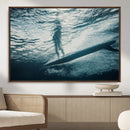 Underwater Surf Wall Art – Framed Ocean Wave Canvas Artwork, by MyGreatCanvas | Canvas Wall Art Prints | Photo Prints & Wall Decor