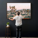 Joshua Tree Park Wall Art Canvas Print – Framed Desert Road by MyGreatCanvas | Canvas Wall Art Prints | Photo Prints & Wall Decor