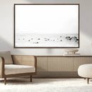 Monochrome Swimming Wall Art Canvas Print – Framed Ocean by MyGreatCanvas | Canvas Wall Art Prints | Photo Prints & Wall Decor