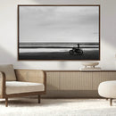 Motorcycle Beach Wall Art Canvas Print – Framed Vintage by MyGreatCanvas | Canvas Wall Art Prints | Photo Prints & Wall Decor