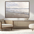 Ocean Waves Wall Art Canvas Print – Framed Coastal Shoreline by MyGreatCanvas | Canvas Wall Art Prints | Photo Prints & Wall Decor
