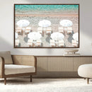 Calm Beach Wall Art – Framed Turquoise Water Canvas Artwork, by MyGreatCanvas | Canvas Wall Art Prints | Photo Prints & Wall Decor