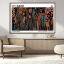 Modern Japanese Wall Art Canvas Print – Framed Abstract