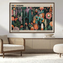 Yayoi Kusama Art Print Canvas – Abstract Mount Fuji Japanese