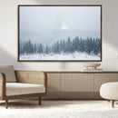 Winter Forest Wall Art Canvas Print – Framed Snowy Landscape by MyGreatCanvas | Canvas Wall Art Prints | Photo Prints & Wall Decor