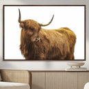Highland Cow Wall Art Canvas Print – Framed Farmhouse Rustic by MyGreatCanvas | Canvas Wall Art Prints | Photo Prints & Wall Decor