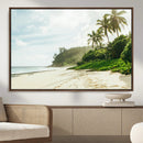 Relaxing Beach Wall Art Canvas Print – Framed Ocean View by MyGreatCanvas | Canvas Wall Art Prints | Photo Prints & Wall Decor