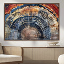 Tree Rings Wall Art Canvas Print – Framed Wood Art Picture by MyGreatCanvas | Canvas Wall Art Prints | Photo Prints & Wall Decor