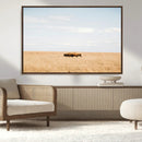 Bison Grassland Wall Art – Framed Minimal Nature Canvas by MyGreatCanvas | Canvas Wall Art Prints | Photo Prints & Wall Decor
