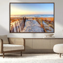 Ocean Sunset Wall Art Canvas Print – Nautical Beach