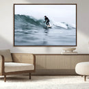 Surfer on Wave Wall Art Canvas Print – Framed Ocean by MyGreatCanvas | Canvas Wall Art Prints | Photo Prints & Wall Decor