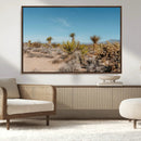 Joshua Tree Wall Art Canvas Print – Framed Desert Landscape