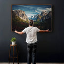 Yosemite National Park Canvas Wall Art – Framed Mountain by MyGreatCanvas | Canvas Wall Art Prints | Photo Prints & Wall Decor